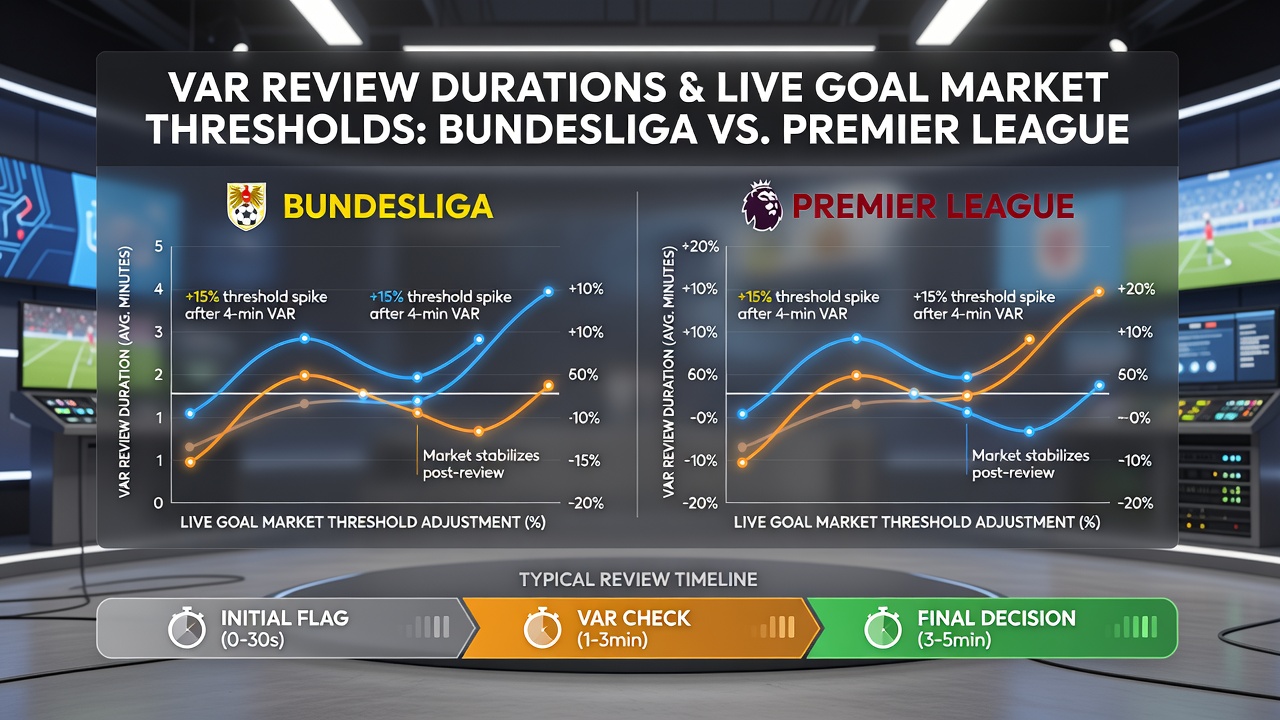 Analyse von Live-Wettmärkten mit VAR-Einfluss in Premier League Spielen