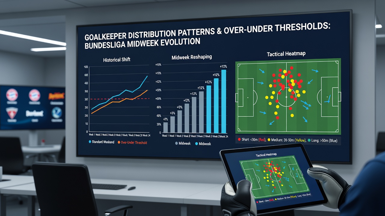 Statistische Analyse von Torhüter-Passmustern in Bundesliga-Doppelspielen mit Fokus auf Länge und Zielzonen