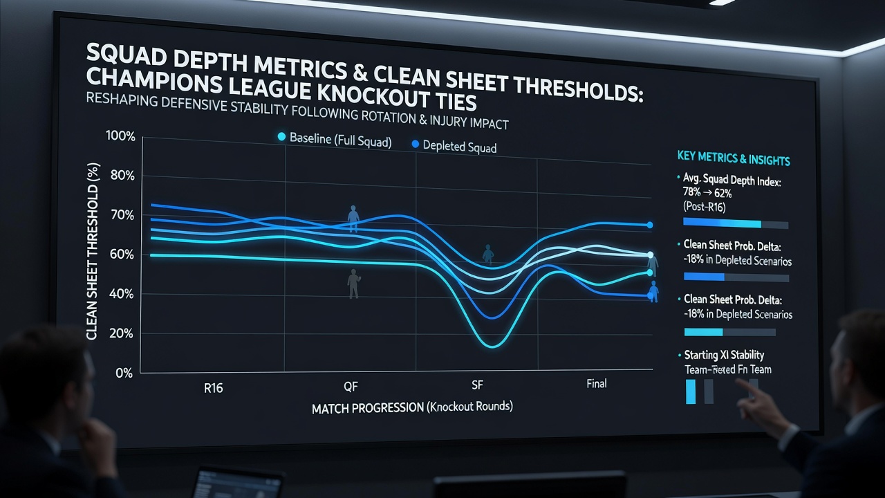 Statistische Übersicht zu Clean-Sheet-Trends nach Doppelbelastungen